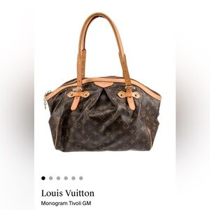 Louis Vuitton Brown Monogram Tivoli GM Bag and Eugenie Wallet
